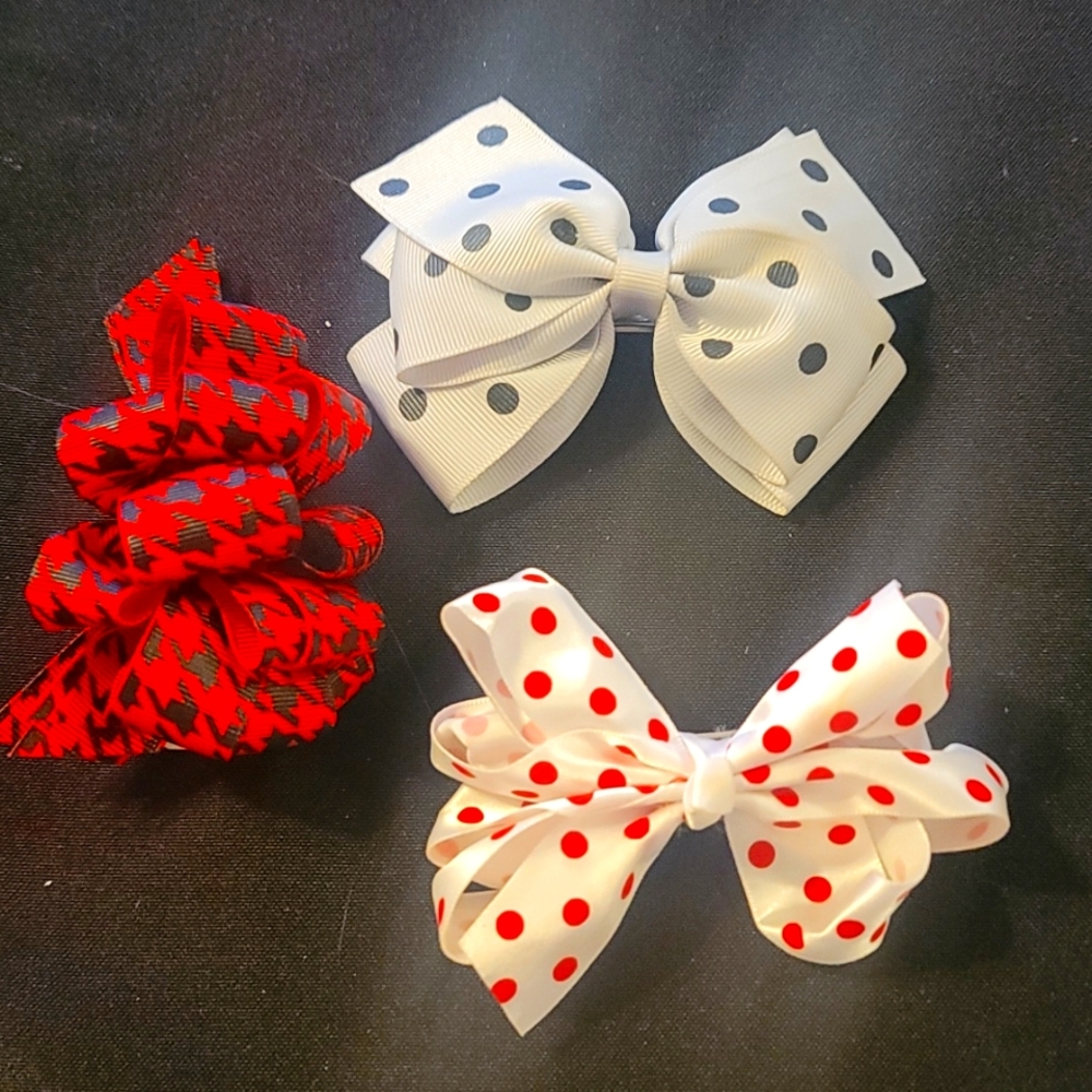 3 Hair Bows